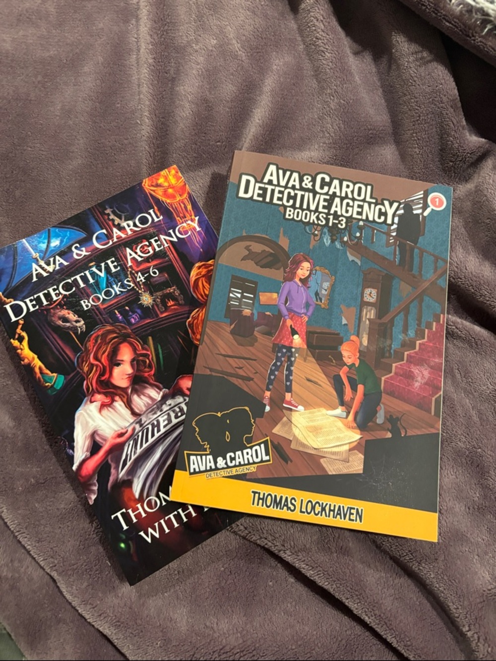 Ava & Carol Detective Agency Book Set – Brown & Purple Covers by